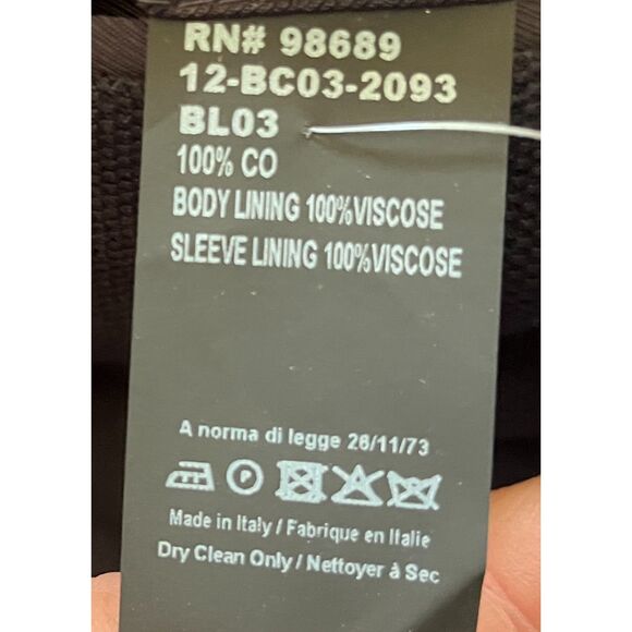 NWT  TODD SNYDER New York Blue Knit Sportcoat Jacket Blazer  Mens Size 46L - Picture 4 of 11